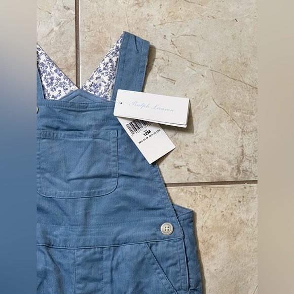 NWT Ralph Lauren Girl’s Overalls. Size: 12 month. - Picture 6 of 6